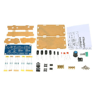 

47 HIFI NE5532 Headphone Amplifier DIY PCB AMP Kit With Transparent Case Single Power Supply DC1218V