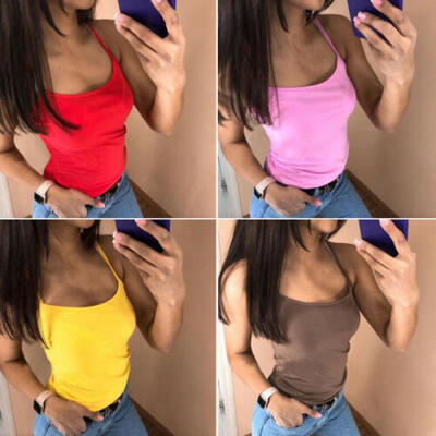 

Fashion Women O-Neck Tank Tops Elegant Sleeveless Summer Vest Loose T-Shirt Cami