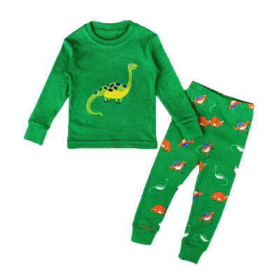

Kids Baby Boy Girls Dinosaur Pyjamas Set Nightwear Sleepwear Homewear