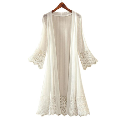 

Nomeni Fashion Casual Women Long Sleeve Lace Top Blouse T-Shirt Smock