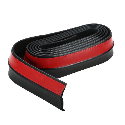 

Car Front Bumper Lip Splitter Car Rubber Strip Sticker Spoiler Bumpers Valance Chin 65mm Width Vehicles