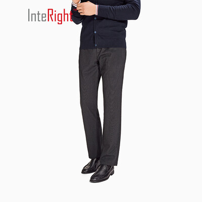 

INTERIGHT mens business casual trousers black gray 30 yards