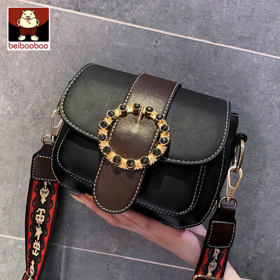 

Shangxin small bag 2019 new Korean version 100 lap broadband small square bag leisure oblique bag fashion girl bag