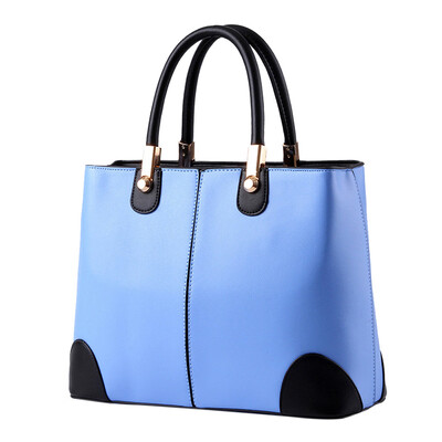 

Tailored Fashion Women Stitching Crossbody Bag Shoulder Bag Handbag Messenger Bag Black