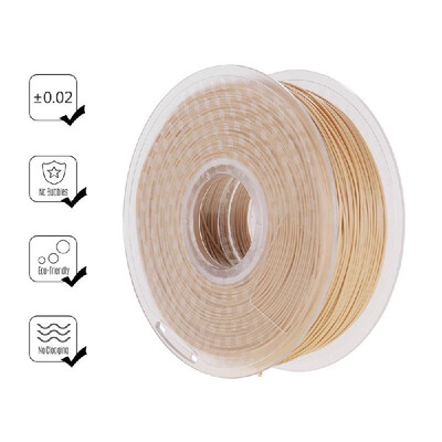 

175mm 3D Printer Filament Wood PLA Filament 1kg22lbs Spool Dimensional Accuracy - 002 mm for Most 3D Printer