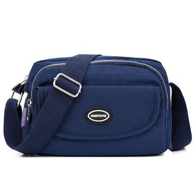 

Leisure shoulder bag waterproof slung wallet portable multilayer nylon canvas bag mother bag