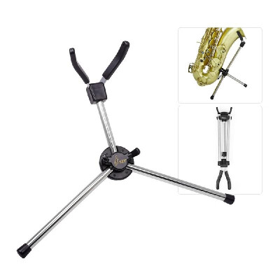 

Foldable Tenor Saxophone Stand Portable Sax Metal Floor Stand Holder with Carry Bag