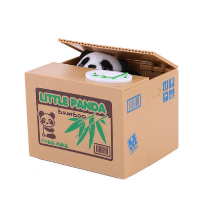 

Greensen Money Box Coin Bank Panda Design Automatic Stealing Coins Cents Bank Saving Box Kids