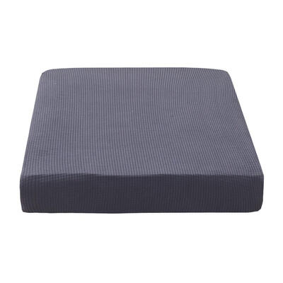 

Grey Blue Knitting Sofa Cover Stretch Couch Towel Tight Wrap Slipcover