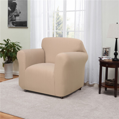 

SUPIN Jersey knit Chair slipcover Polyester&Spandex 1 Seater Cushion Couch CoverSlipcovers Furniture Protectors 7700