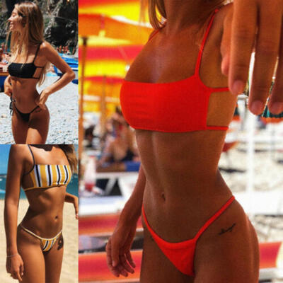 

Womens Bandage Push Up Bikini Set Swimwear Brazilian Bathing Suit Swimsuit Set
