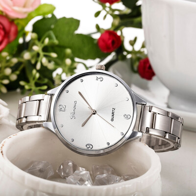

Simple Female Dress Watch Women Clock Relogio Feminino 2018 Simple Fashion Stainless Steel Analog Quartz Wrist Watch Calendar