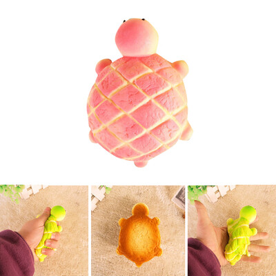 

Gotoamei Mini Cute Tortoise Super Slow Rising Kids Fun Toy Stress Reliever Toy Gift GN