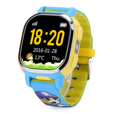 

European Version Tencent PQ708 QQWatch 2G GSM IP65 Water-reisitant Kids Smart Watch Phone Mini GPS LBS locator Tracker 122 Inches