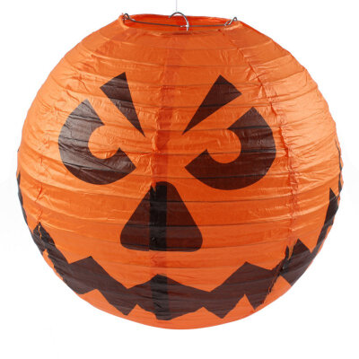 

Halloween Paper Pumpkin Witch Spider Hanging Lantern Light Lamp Party Decoration Funny Gift