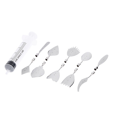 

10X 3D Jelly Art Tools Jelly Cake Jello Gelatin Pudding Syringe Nozzle Set
