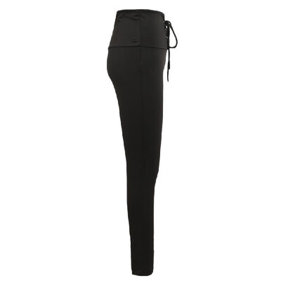 

Women Pencil Pants Tights Casual High Waist Skinny Trousers Stretch Leggings Slim Pants Black