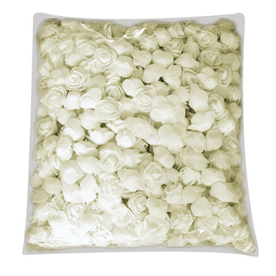 

500Pcs PE Foam Rose Head Artificial Flower for DIY Bear Doll Wedding House Decor