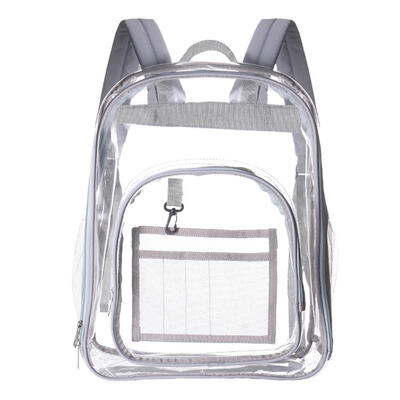 

Waterproof PVC Transparent Women Backpack Home Organizer Large Storage Bags