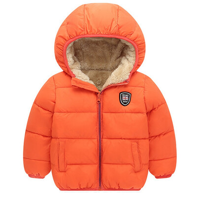 

Children Kids Winter Warm Baby Boy Girl Long Sleeve Hoodie Jacket Outerwear Down Coat Clothes