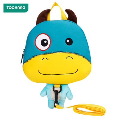 

TOCHANG Cute Kids Backpack Kindergarten Anti-lost 3D Cartoon School Bag
