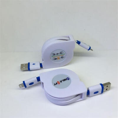 

Retractable Lightning Cable 2A Quick Charge Cord For IPHONE -1m