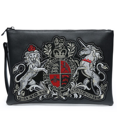 

Individual pattern Handbag vintage fashion handbag embroidery pattern Street handbag single shoulder bag iPad bag tide