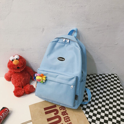 

The Korean version of high school insfeng Oxford Bundle Simple Baitao students campus backpack cute girls shoulder bag