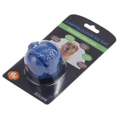 

Pet Dogs Educational Developmental Ball Leakfood Toy Bite-resistant Molar Chew Toy Cleaning Teeth
