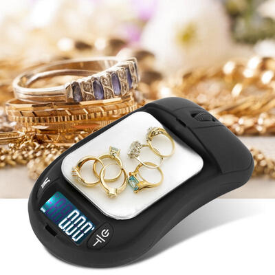 

Greensen 200g 001g Electronic Digital Scale Portable Pocket Mouse Scale Jewelry Tea Weighing Tool