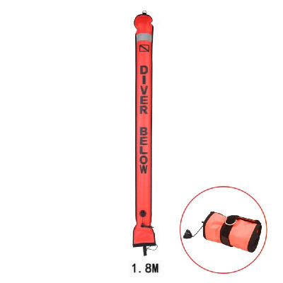 

12M 15M 18M Colorful Visible Inflatable Signal Tube Scuba Diving Surface Signal Marker Buoy Sausage Signal Marker Diving Scuba