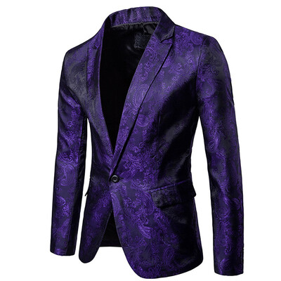 

Cloudstyle Mens Court Paisley Dark Slim Slim Single West 11651