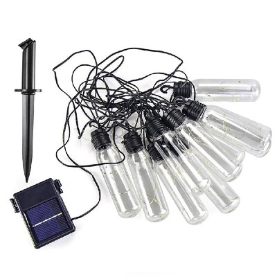 

DC45V 25W 246ft 75m 96 LEDs Multi-color Solar Powered Energy Hanging String Lights Outdoor Two Power Supply Solar Power & Bat