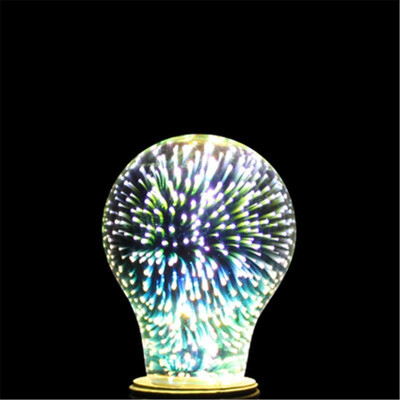 

3D Led Bulb E27 Fireworks Decorative Bulb 220V Party Lamp A60 ST64 G80 G95 Vintage Edison Night Light For Christmas Decoration