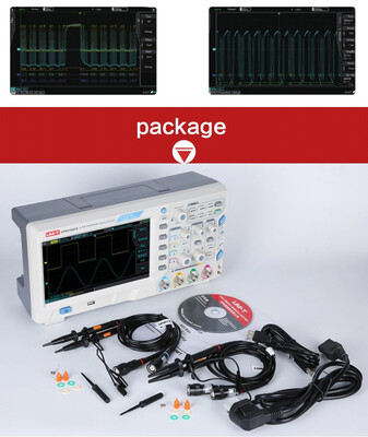 

UNI-T UPO2104CS Ultra Phosphor Oscilloscopes 4CH 100MHZ Scopemeter Scope meter 7 inches widescreen LCD displays USB Interface