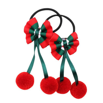 

2pcs Cute Cherry Kids Girls Elastic Hair Band Rope Children Headdress