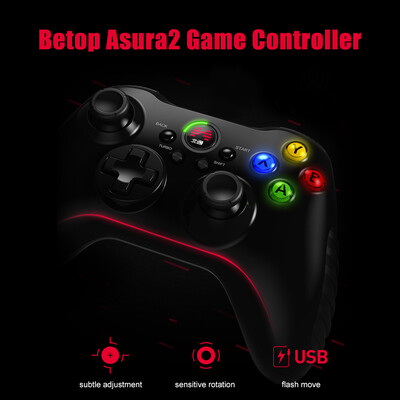 

Betop Asura2 Game Controller Wireless Gamepad with Joystick for PC Android PS3Black