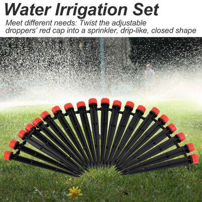 

Greensen 25 Meter Water Irrigation Set Ground Insertion Dropper Watering Auto System Tool Flowers Plants
