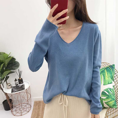 

2019 Cashmere Knitted Sweater Women Pullovers Turtleneck Autumn Winter Basic Women Sweaters Korean Style loose Black sweater