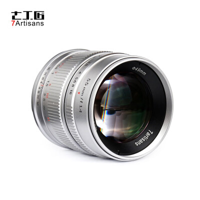 

7artisans 55mm f14 APS-C Large Aperture Prime Lens Manual Focus for Canon M1 M2 M3 M5 M6 M10 M100 M50 EOS -Mount