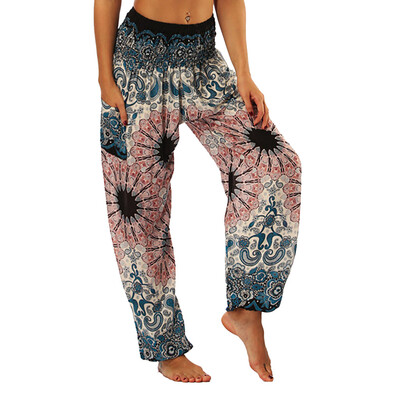 

Tailored Men Women Thai Harem Trousers Boho Festival Hippy Smock High Waist Yoga Pants