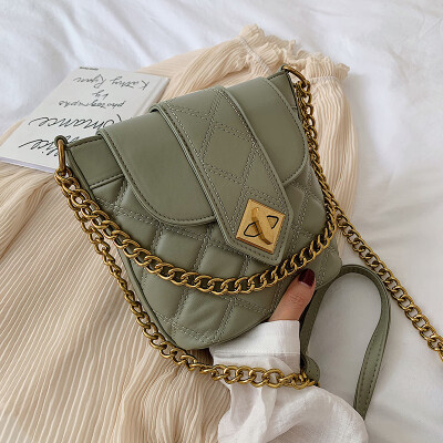 

Vintage bucket small bag summer ins chain womens bag new 2019 Korean style one-shoulder one-shoulder