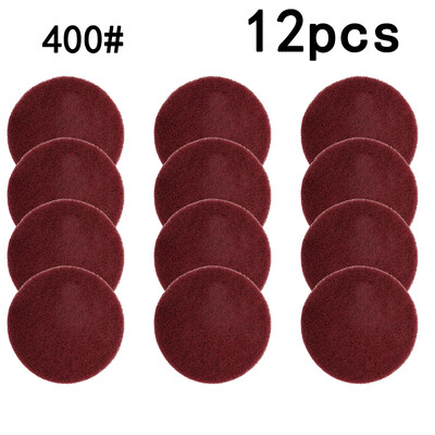 

12Pcs Nylon 150mm Round Hook & Loop Mops Nylon Scouring Pad For Kitchen Cleaning