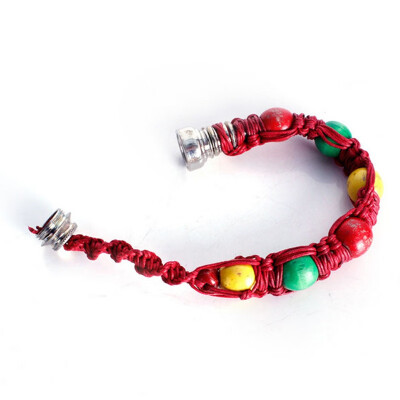 

Kozart Portable Metal Bracelet Smoke Smoking Pipe Jamaica Rasta Weed Pipe Gift for both man&women