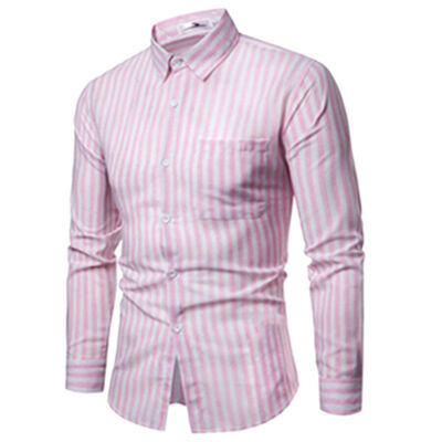 

Luxury Men Casual Dress Shirt Slim Fit T-Shirt Long Sleeve Button Down Shirts