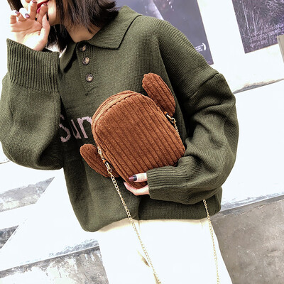 

Tailored Women Canvas Small Bag Simple Cactus Wild Cute Shoulder Bag Messenger Bag