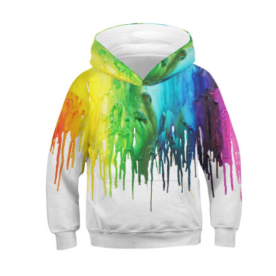 

AOWOFS new 3D digital printing Plus size mens hoodies parent-child pullover Kids sweater womens hoodies QYDM074-TZ046