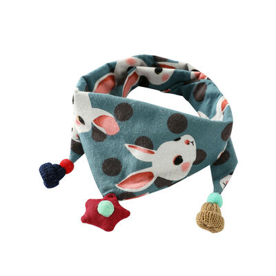 

Boy Girls Newborn Baby Saliva Towel Feed Triangle Cotton Bibs Bandana Scarf Cute