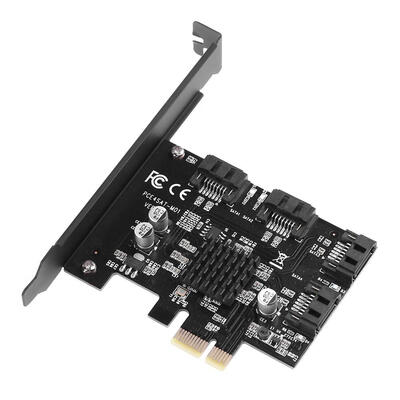 

PCI Express to SATA30 4-Port SATA III 6G Expansion Controller Adapter Card