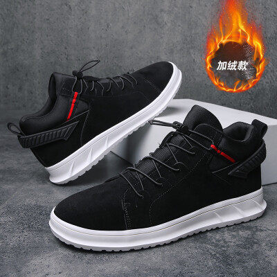 

Summer 2019 new mens shoes Korean version of the trend of wild tide shoes mens sports&leisure shoes plus velvet warm cotton shoes